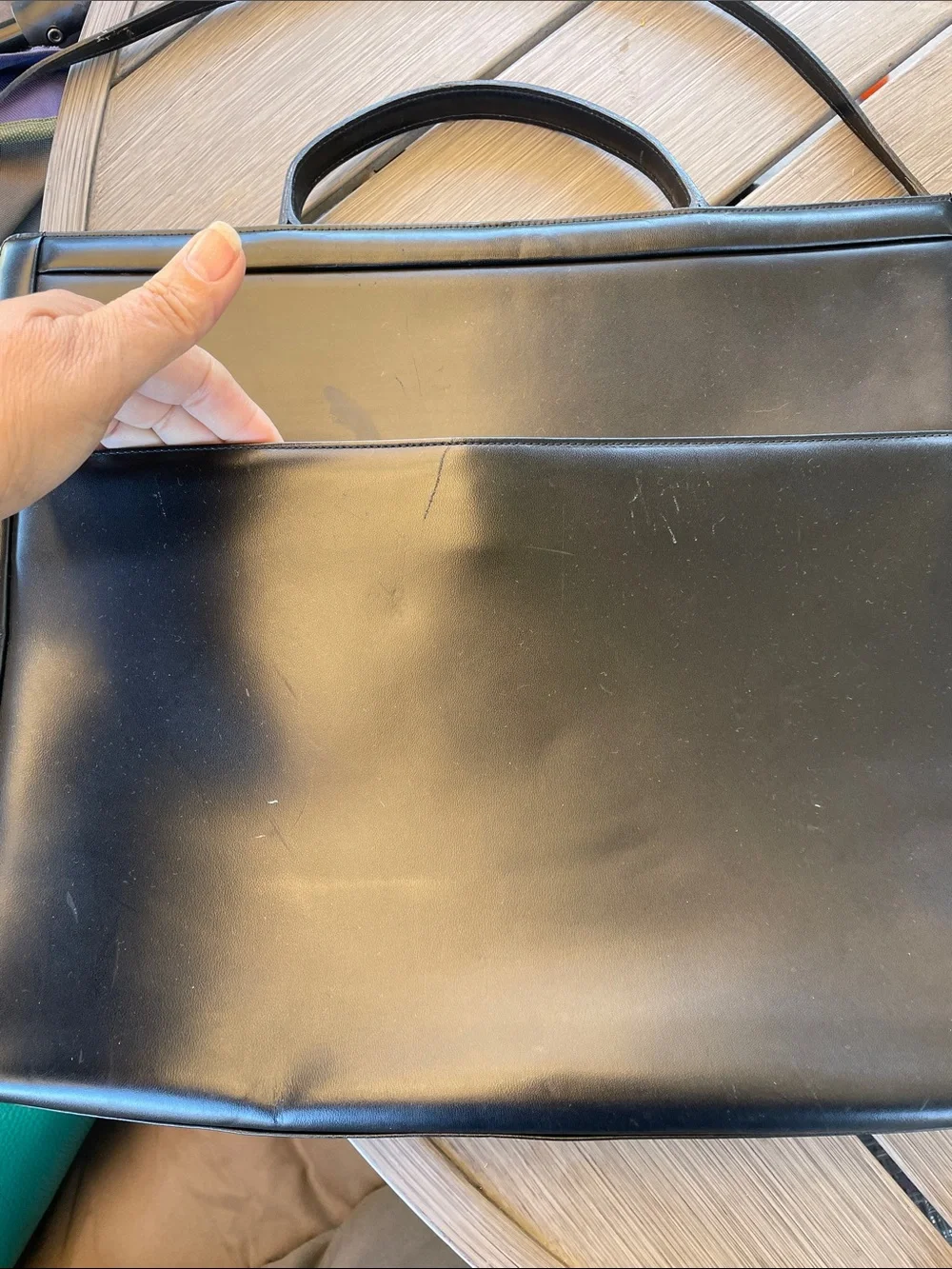 vintage Ginza Kanematsu Black & White Houndstooth Business Bag - Women
